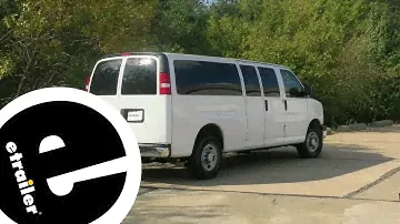 etrailer | Trailer Hitch Installation - 2014 Chevrolet Express Van - Draw-Tite 41946