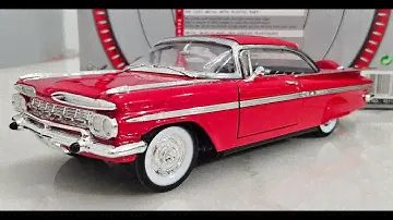 1959 Chevrolet Impala Hard Top 1:18 Scale Die Cast Custom ❤️🖤