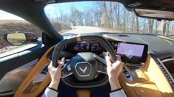 2022 Chevrolet Corvette Stingray 2LT Z51: Mountain Drive POV ASMR (Exhaust Audio)