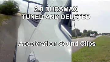 2017 Chevrolet Colorado 2.8 Duramax Tuned and Deleted Acceleration Sounds
