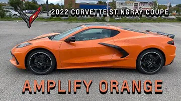 2022 Corvette Stingray Coupe 2LT in Amplify Orange
