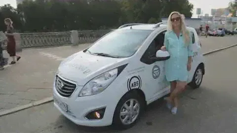 Ravon R2 / Chevrolet Spark - городской тест-драйв в "интересном" положении.