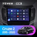 Магнитола Teyes CC3 4-64 Chevrolet Cruze 2 2015 — 2023 9.0" (B)