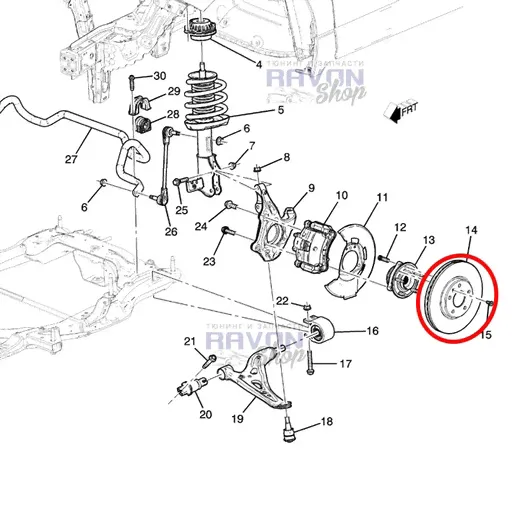    Chevrolet Equinox GM 13517845-0