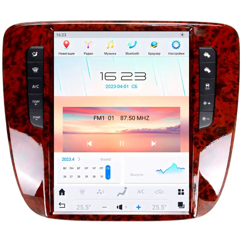Мультимедийная система Mankana BST-12061 в стиле Тесла для Chevrolet Tahoe GMT900 на OS Android, Экран 12"
