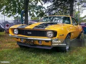 1969 Chevrolet Camaro Ss 350 — стоковые фотографии и другие картинки Chevrolet Camaro Super Sport - Chevrolet Camaro Super Sport, Chevrolet, Жёлтый