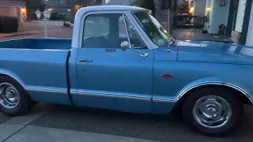1968 Chevy C10 new 327 idling